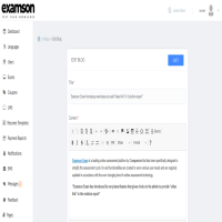 Examson  Exam introduces new feature to add “video link” in “solution report”